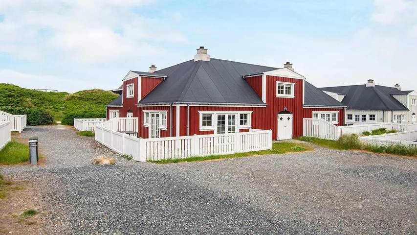 Ferienwohnung für 5 Personen, mit Whirlpool und Terrasse sowie Sauna in Søndervig