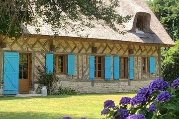 Location de vacances pour 9 personnes, avec jardin à Beuzeville