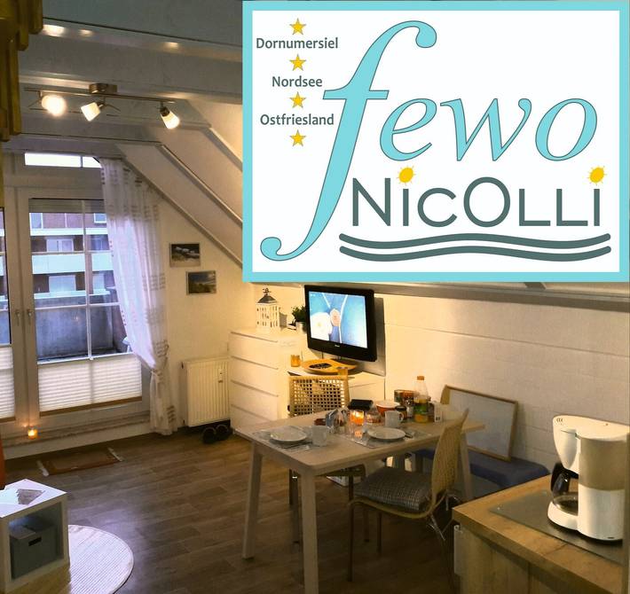 Apartamento inteiro, Fewo Nicolli – Duplex com varanda de 17 m² e Wi-Fi gratuito in Westeraccumersiel, Dornum