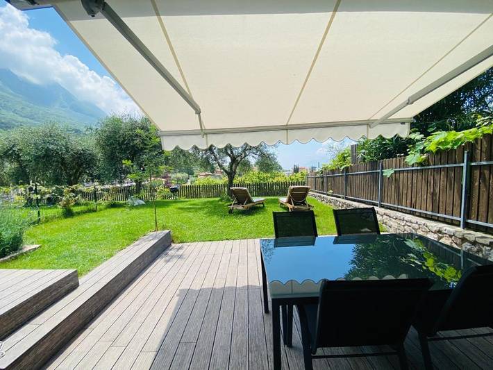 Ferienhaus für 6 Personen, mit Terrasse und Garten sowie Ausblick und Seeblick in Malcesine