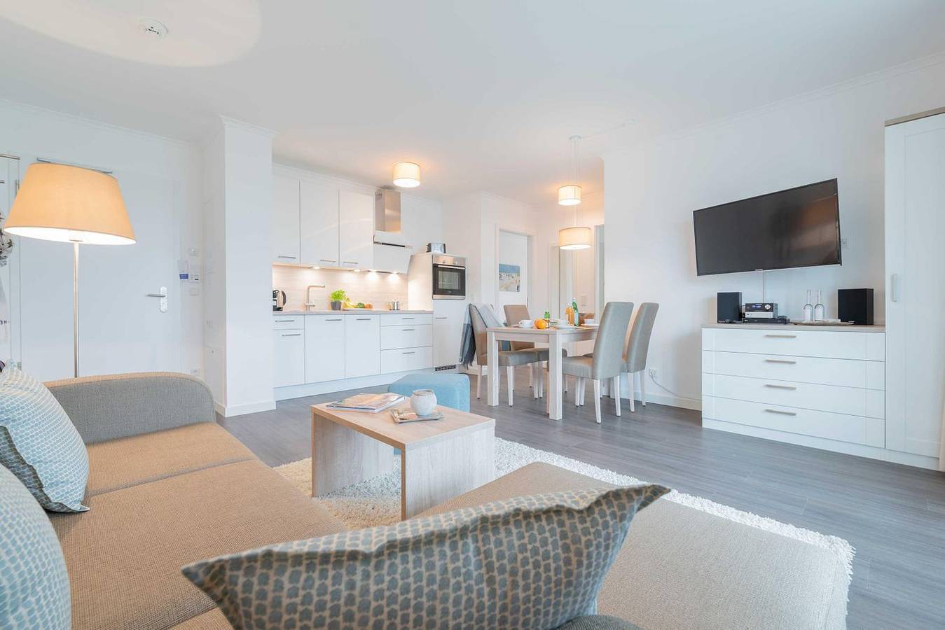Ganze Wohnung, Haus Dünenrose We 01 "La Luna" mit Terrasse und Garten in Börgerende in Börgerende, Börgerende-Rethwisch