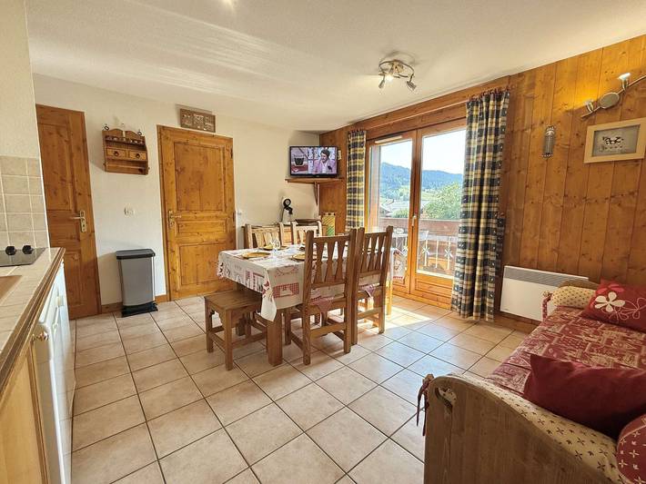 Gîte pour 6 personnes, avec balcon, animaux acceptés à Praz-sur-Arly - 4