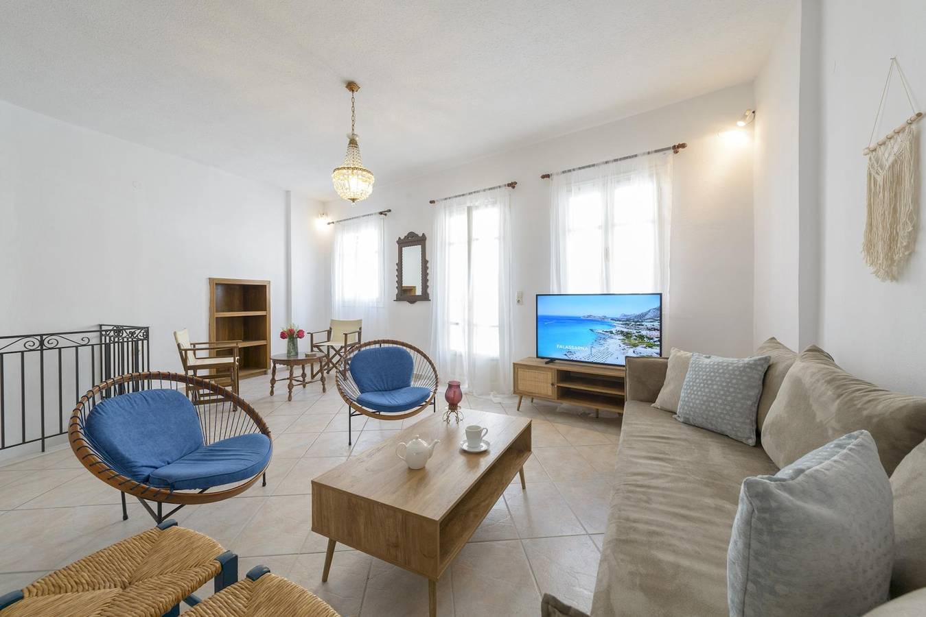 Hel leilighet, Ferieleilighet for 8 personer in Rethymno (City), Rethymnoregionen