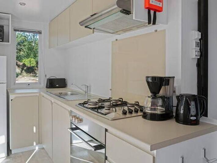 Camping Friese Meren - Mobilheim 5 personen - Comfort | 2 Schlafz. | 5 Pers. | Erhöhte Terrasse in Ijsselmeer