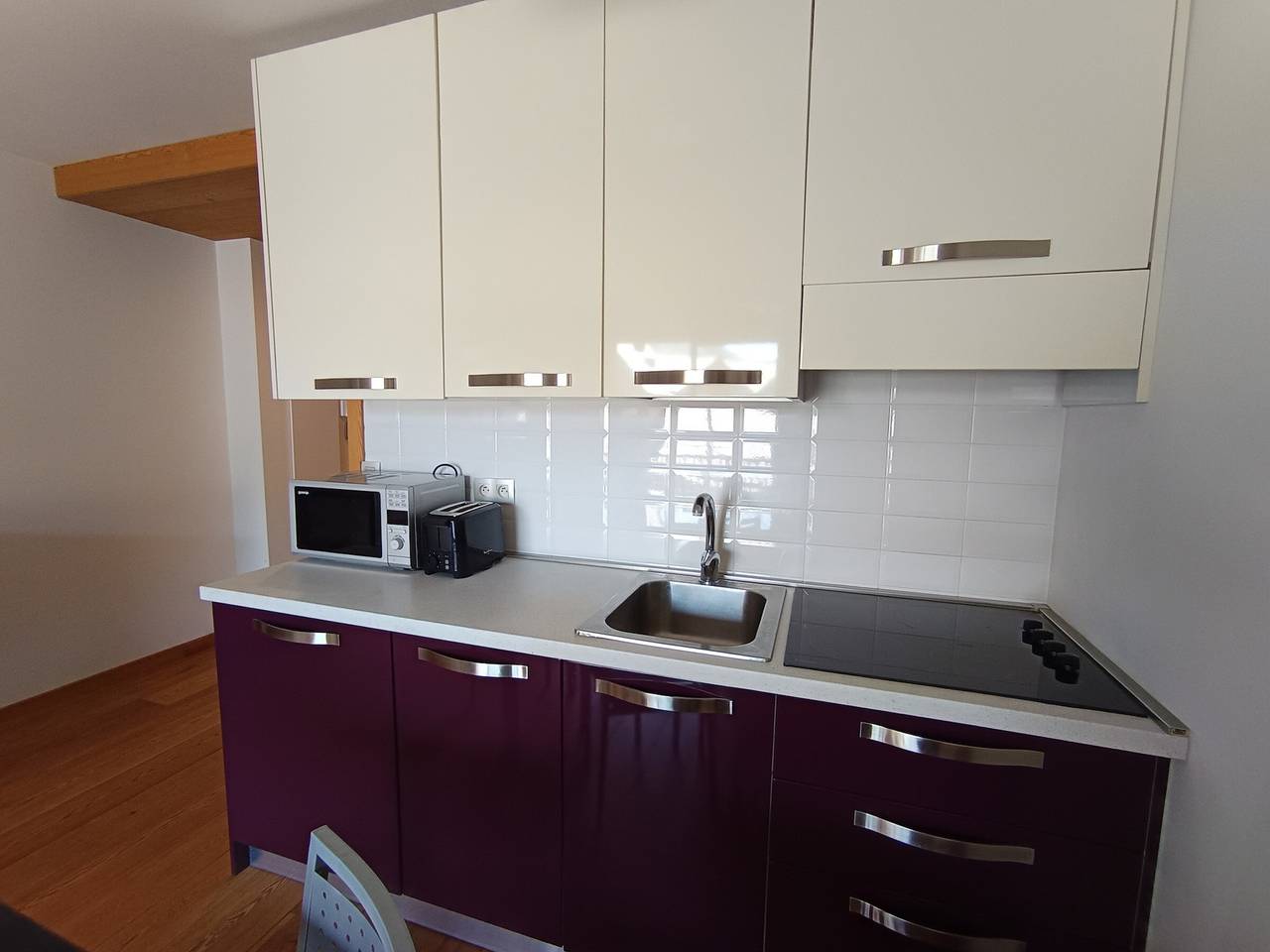 Geheel appartement, Comfortable apartment in Montgenèvre with balcony and parking in Montgenèvre, Briançon en omgeving