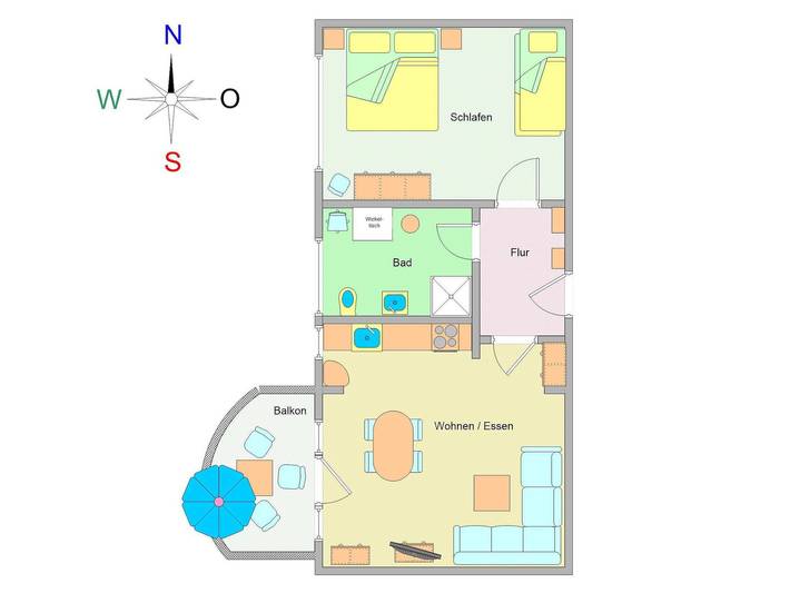 Ferienpark für 4 Personen, mit Balkon und Garten, kinderfreundlich in Kühlungsborn - 3