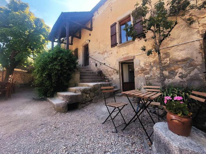 Maison de vacances pour 2 personnes, avec Terrasse ainsi que Jardin et Piscine