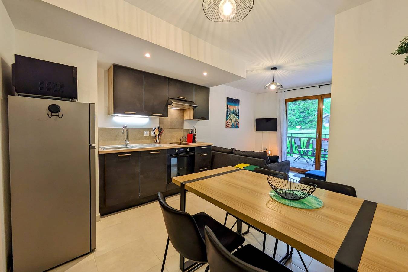 Geheel vakantieappartement, Vakantieappartement voor 6 personen met terras in La Féclaz, Les Déserts