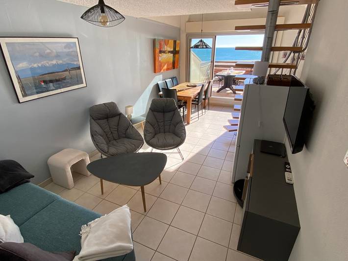 Gîte pour 6 personnes, avec terrasse dans Plage Le Grau De Leucate