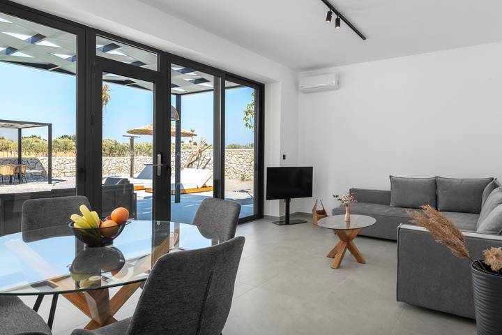 Villa pour 4 personnes avec jardin in Kolympia, Rhodes