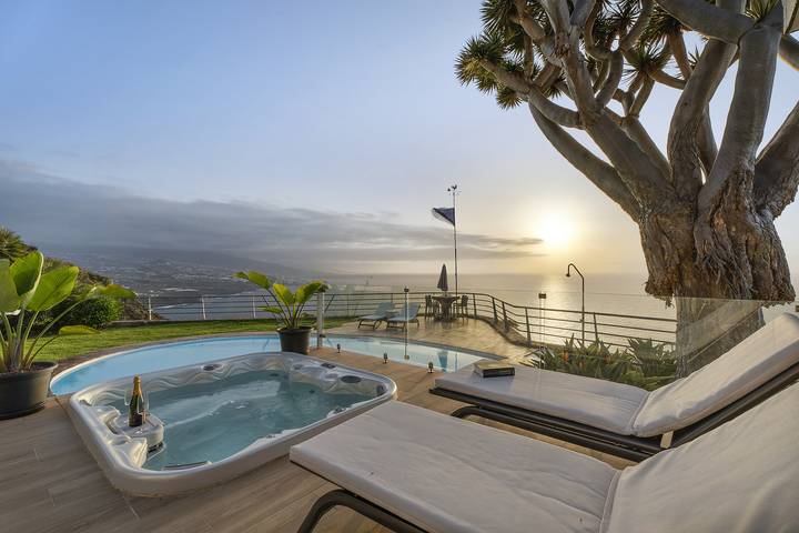 Ferienhaus für 6 Personen, mit Whirlpool und Sauna sowie Garten in Santa Úrsula