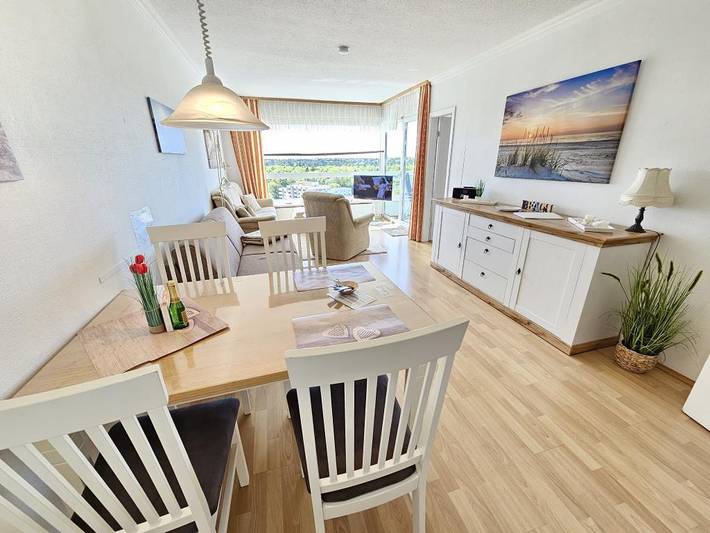 Ferienwohnung für 4 Personen, mit Meerblick und Balkon sowie Sauna - 1