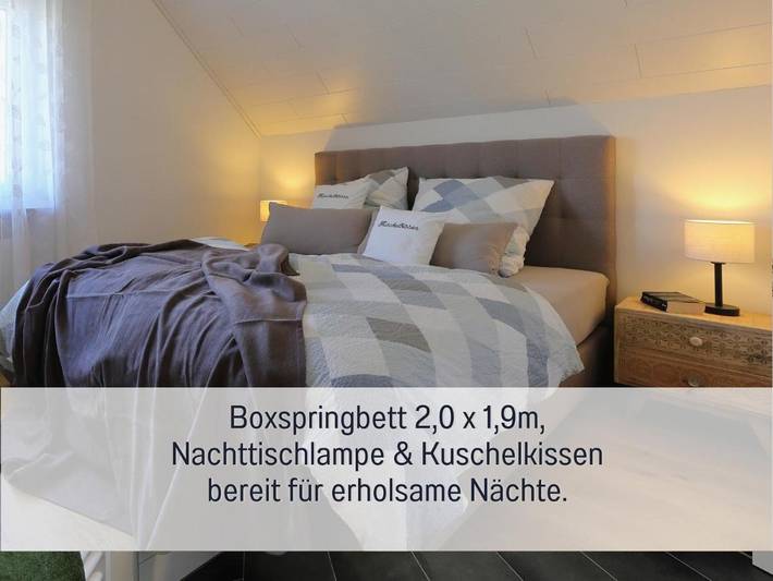 Ferienwohnung für 6 Personen, mit Balkon und Terrasse sowie Garten und Ausblick in Mastershausen - 2