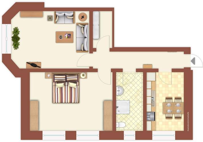 Ferienwohnung für 4 Personen in Warnemünde - 2
