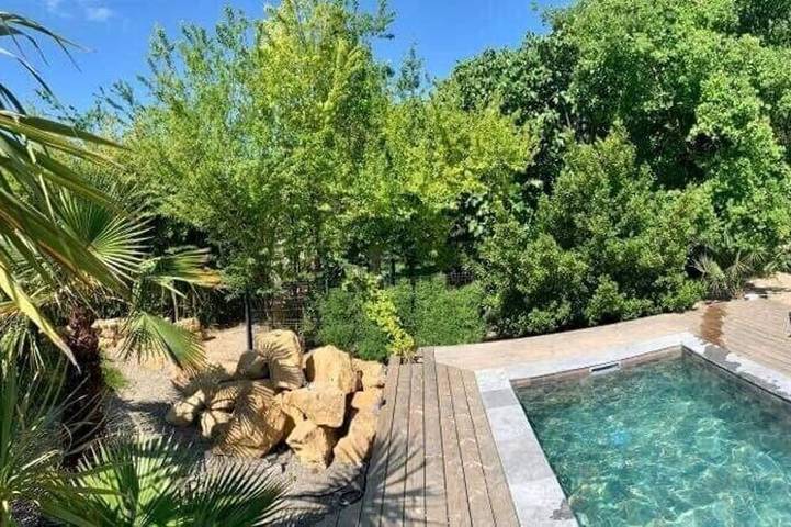 Ferienhaus für 7 Personen, mit Pool