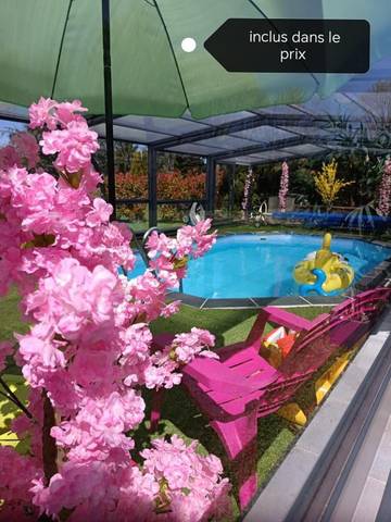 Chambre d’hôte pour 2 personnes, avec sauna et piscine ainsi que jacuzzi et jardin dans le Puy-de-Dôme
