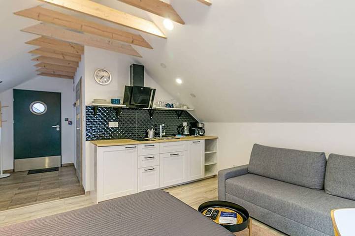 Ganze Wohnung, Wunderschöne Ferienwohnung in Niechorze mit Sauna in Niechorze, Powiat gryficki