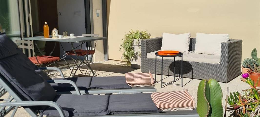 Chambre d’hôte pour 2 personnes, avec terrasse et vue à Cassis