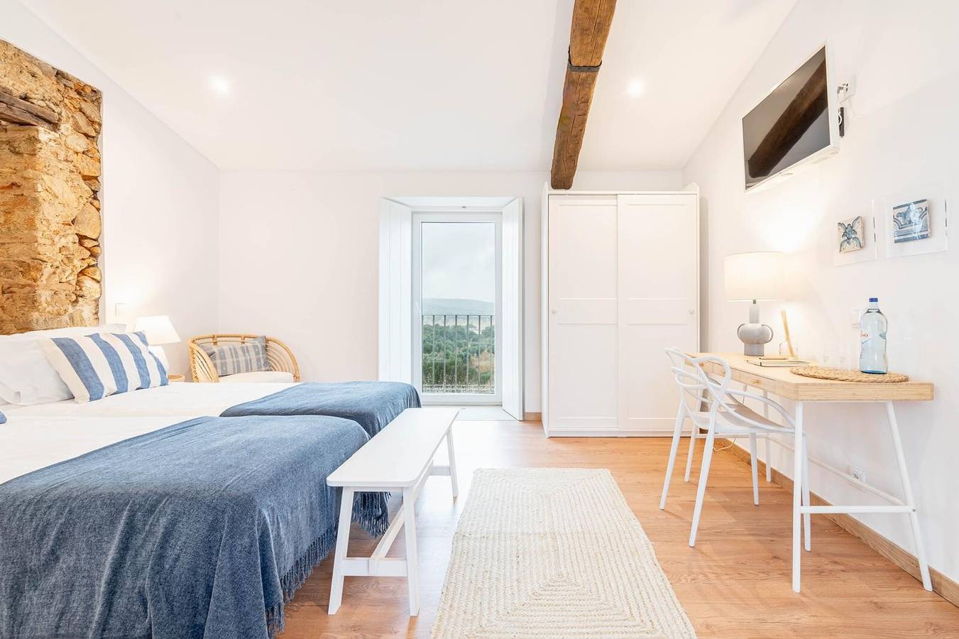 Zimmer 'Quarto 1' mit Gemeinschaftspool in Fortios, Portalegre Distrikt
