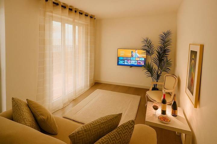 Chambre d’hôte pour 4 personnes, avec vue et balcon
