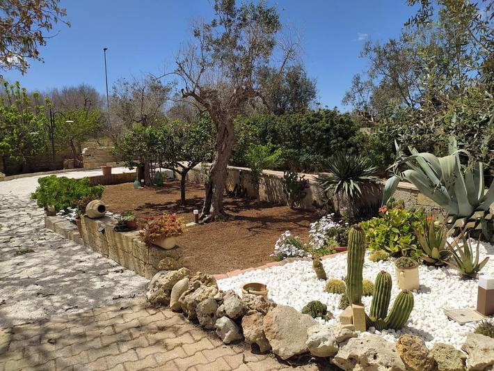 Location de vacances pour 7 personnes, avec Jardin et Vue à Miggiano