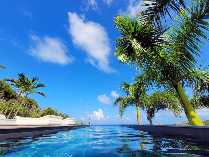 Villa pour 12 personnes, avec vue ainsi que piscine et jardin dans Saint-Barthélemy