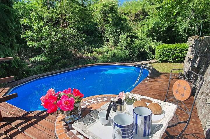 Villa pour 7 personnes, avec terrasse et jardin à Bagni di Lucca
