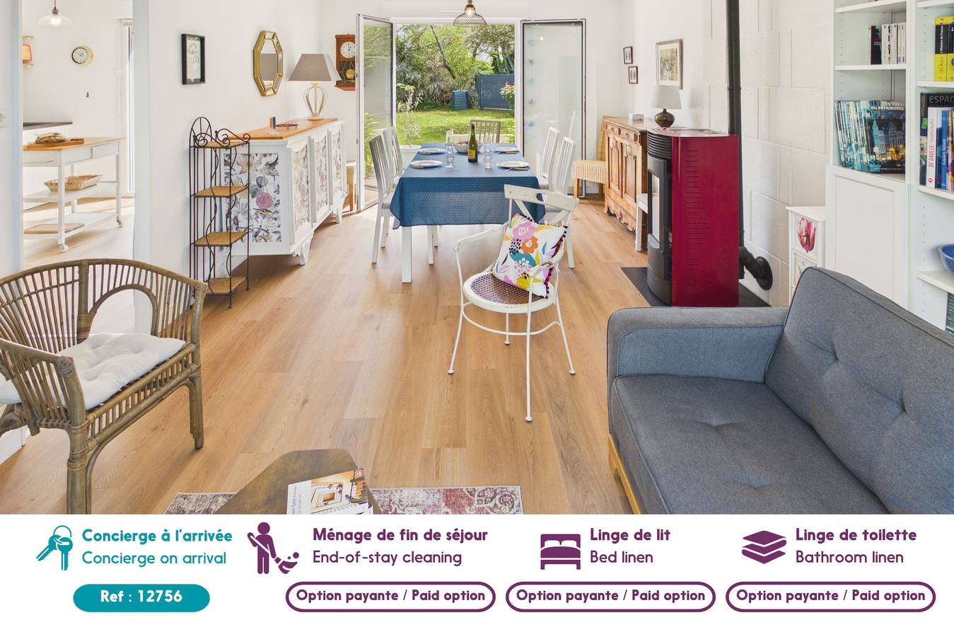 Jolie maison pour 5 avec jardin et terrasse in Treffiagat, Région de Quimper