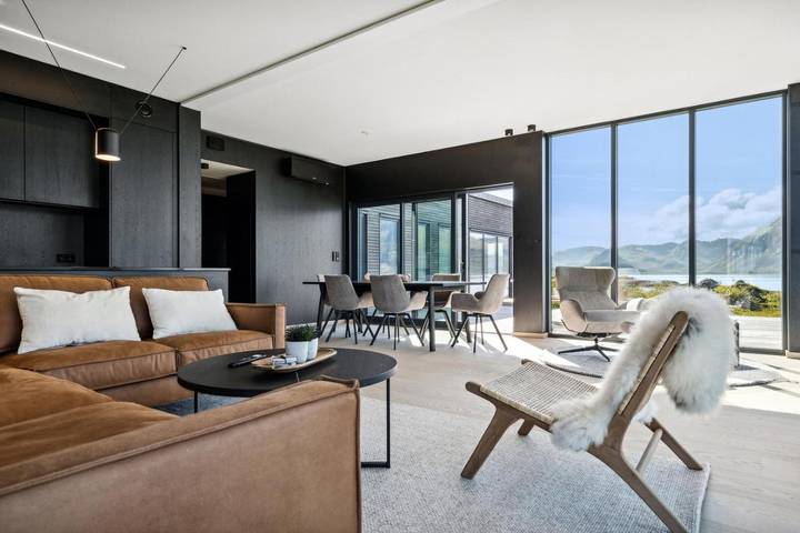 Ferienhaus für 7 Personen, mit Sauna und Terrasse sowie Ausblick auf den Lofoten - 3