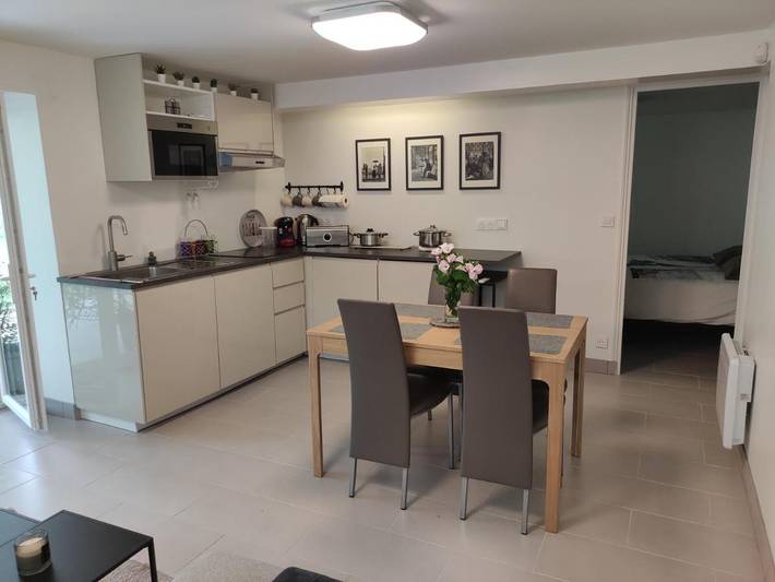 Appartement de vacances pour 4 personnes, avec Terrasse et Jardin
