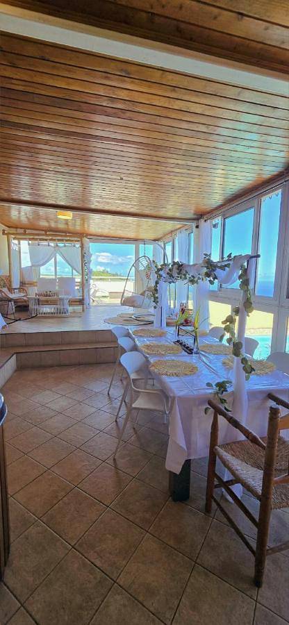 Location de vacances pour 12 personnes, avec vue ainsi que jardin et piscine, animaux acceptés à Petite-Île - 2