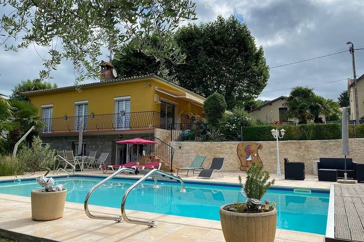 Maison de vacances pour 2 personnes, avec jardin et piscine à Vernet-les-Bains