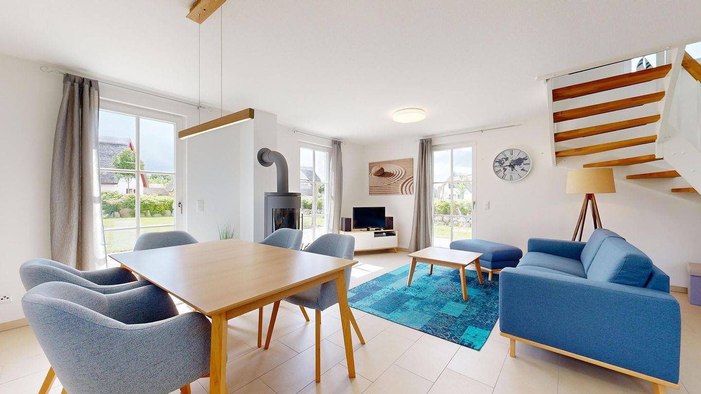 Reetdachhaus in ruhiger Lage mit Sauna, Kamin, super Preis-Leistungs-Verhältnis in Kramerhof, Stralsund Umland