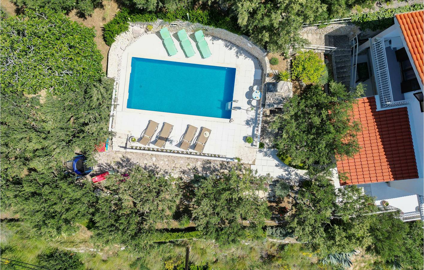 Geräumige 150 m² große Wohnung mit Pool, WLAN und Strandzugang in der Nähe in Jesenice, Split-Dalmatien