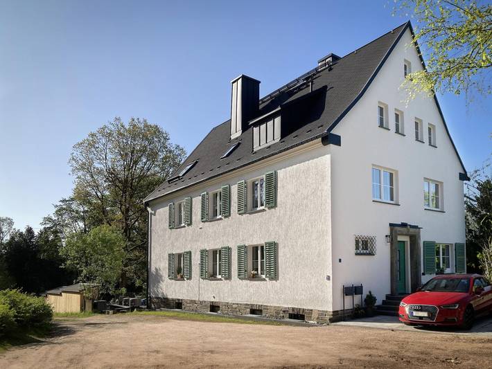 Ganze Ferienwohnung, Ferienwohnungen Q14 - Fewo Wipfelglück, Dusche, Wc, 3 Schlafräume in Auerbach, Chemnitz und Umgebung