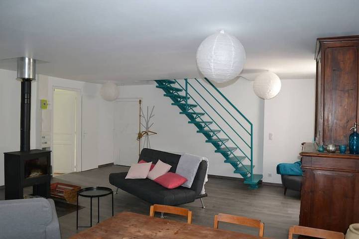 Appartement de vacances pour 4 personnes, avec jardin