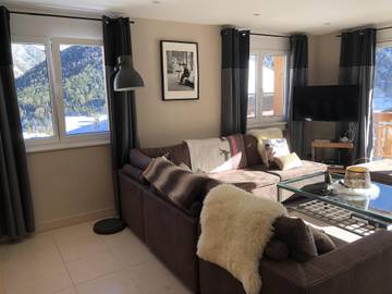 Hütte für 5 Personen, mit Ausblick und Terrasse sowie Garten und Sauna in Saas-Fee