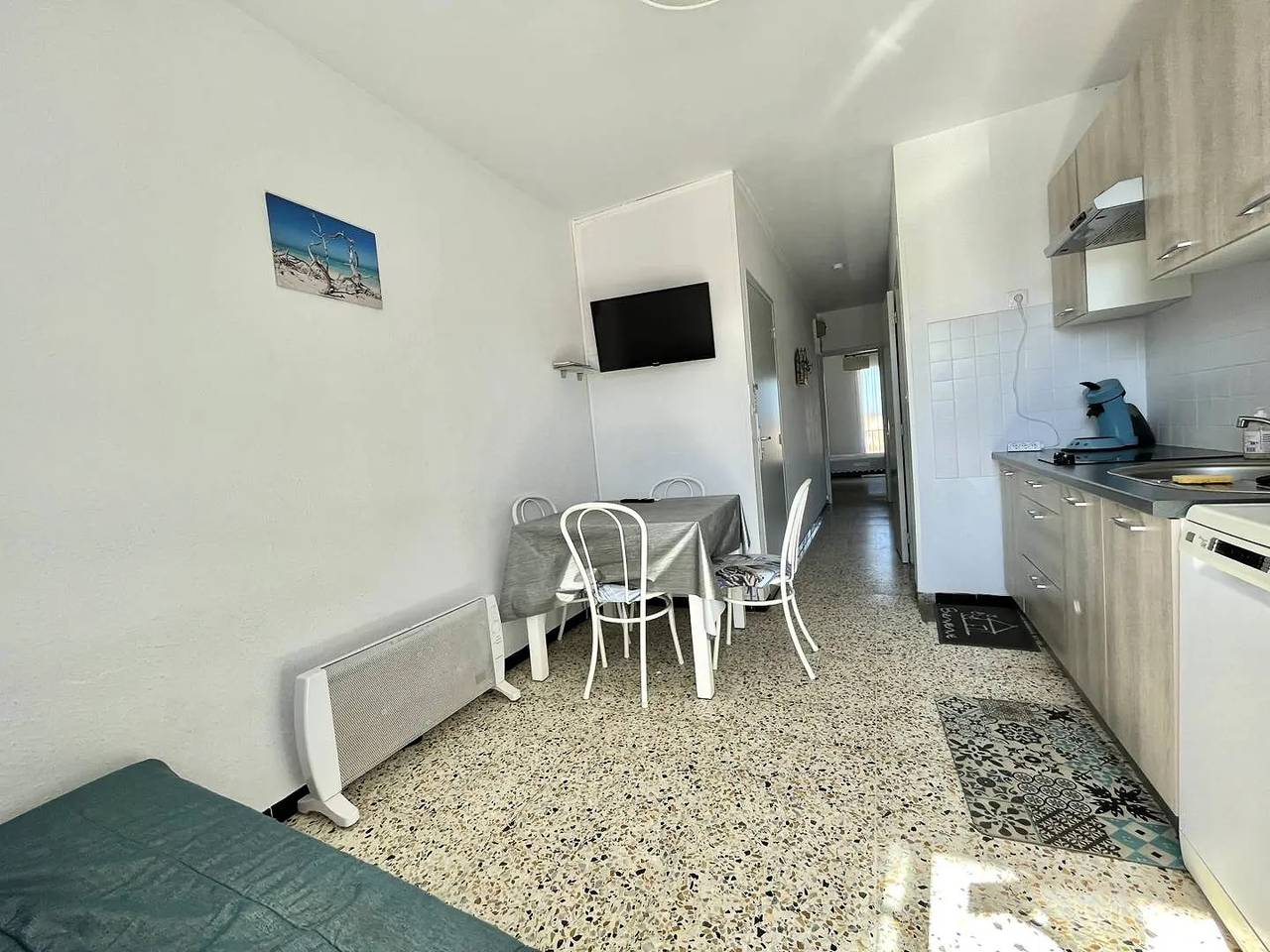 Ganze Wohnung, 300M Plage: T2 Kreuzung mit Privatparkplatz in Port-la-Nouvelle, Mittelmeerküste (Frankreich)