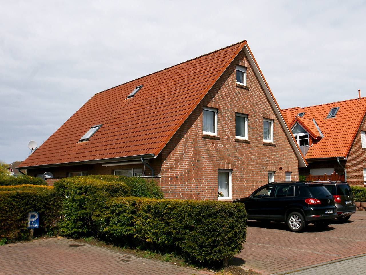 Storchennest in Strand Norddeich, Norddeich