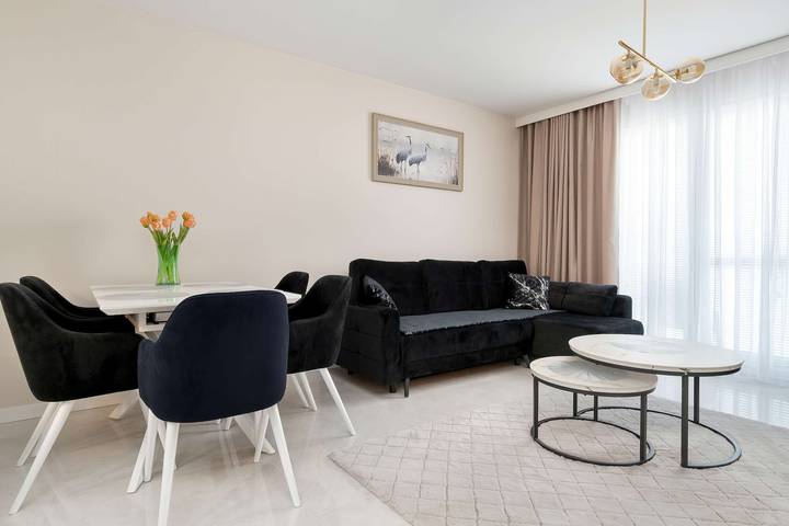 Ganze Wohnung, Ferienwohnung für 5 Personen mit Garten in Leba, Slowinzischer Nationalpark