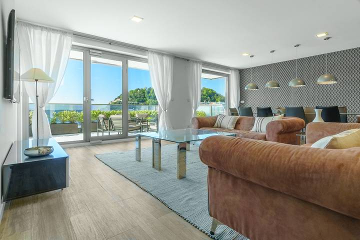 Location de vacances pour 10 personnes, avec Vue sur l’océan ainsi que Balcon et Terrasse dans le Pays basque Espagnol