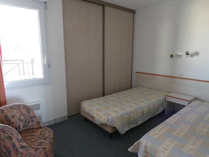 Ganze Wohnung, T2+ Kabinenwohnung mit Pool und Parkplatz in Saint-Jean-de-Monts in Saint-Jean-de-Monts, Vendée