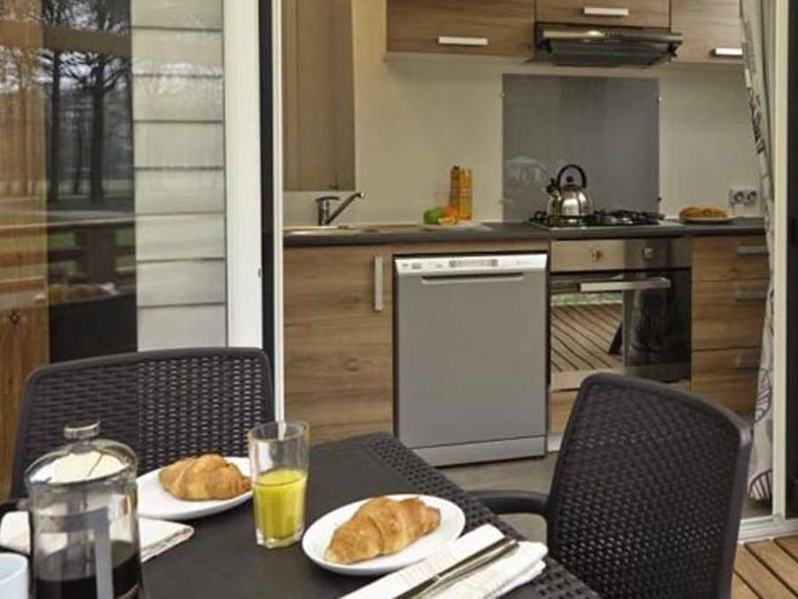 Camping de Schatberg - Mobilhome 6 personas - Mobil-home | Premium | 3 Dormitorios | 6 Pers. | Terraza elevada | Aire acondicionado. in Limburgo (Países Bajos)