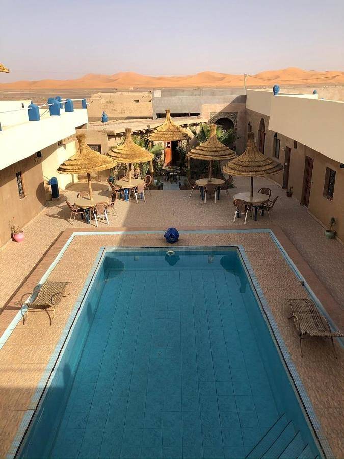 Chambre d’hôte pour 4 personnes, avec piscine ainsi que vue et jardin, animaux acceptés dans Merzouga - 2