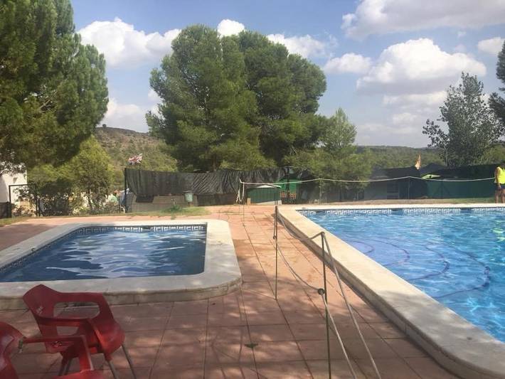 Camping für 6 Personen, mit Terrasse und Garten sowie Pool und Ausblick in Kastilien-La Mancha - 4