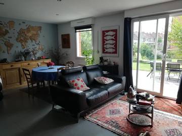 Appartement de vacances pour 2 personnes, avec jardin ainsi que vue et terrasse dans Département Nord