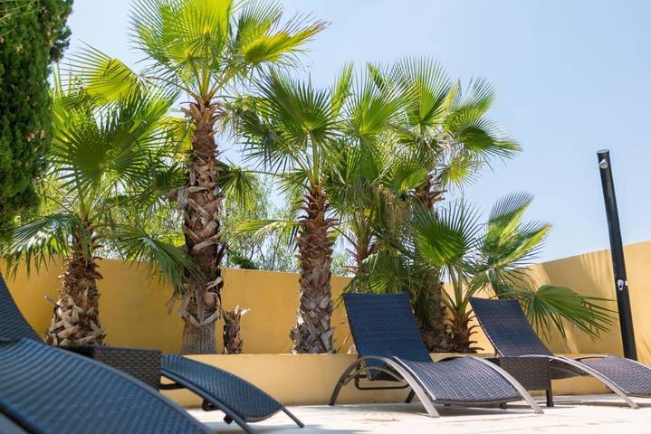 Location de vacances pour 6 personnes, avec piscine ainsi que vue et jardin à Langlade - 3