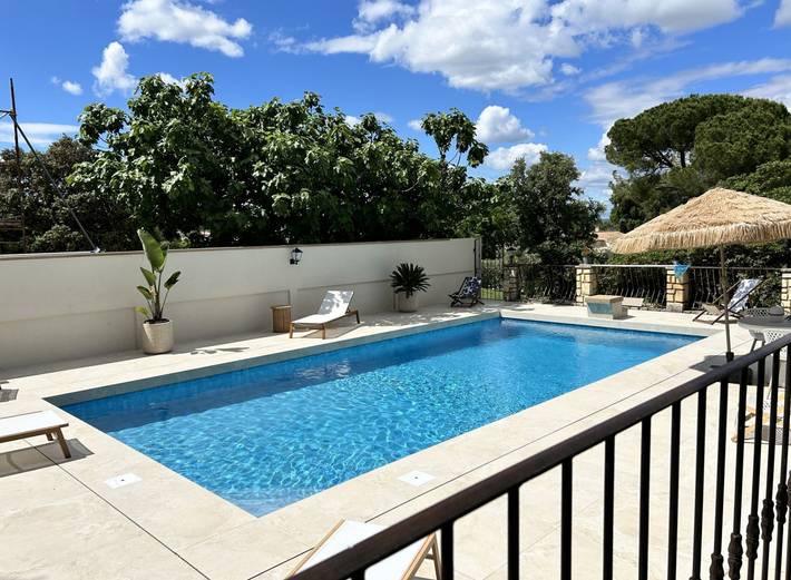 Gîte pour 4 personnes, avec piscine ainsi que terrasse et jardin à Comps - 2