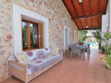 Chalet in Búger, Interior de Mallorca für 11 