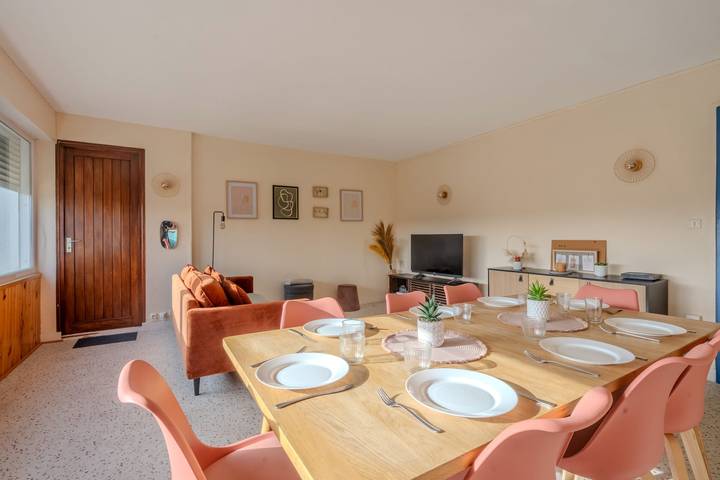 Appartement de vacances pour 8 personnes, avec balcon, adapté aux familles